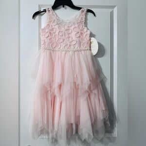 AMERICAN PRINCESS PINK PARTY DRESS/ SZ 8 NWT